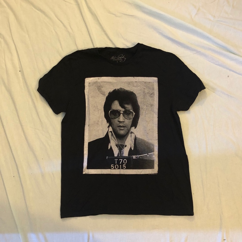 Large Elvis Presley Mugshot Tee